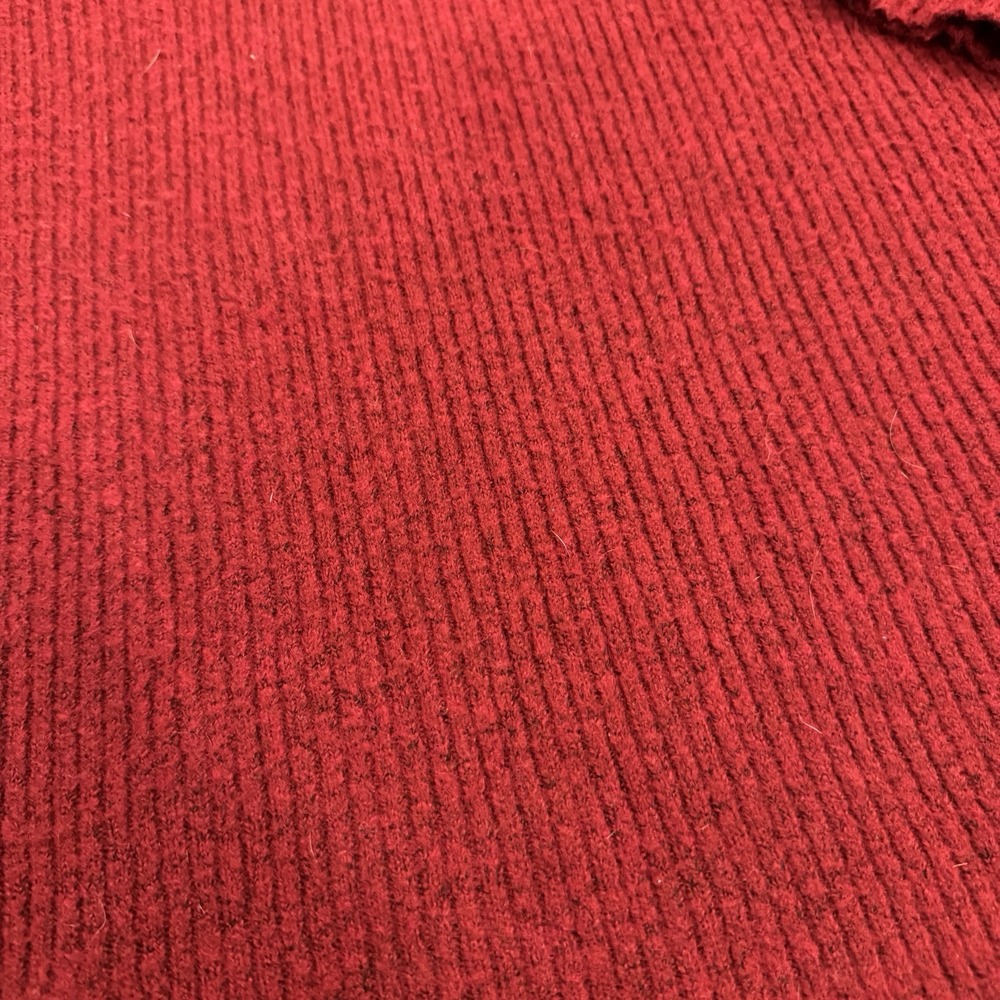 Torrid Vegan Cashmere Sweater Mini‎ Dress Rhubarb Red V-Neck Ribbed Knit 2 - Picture 7 of 16